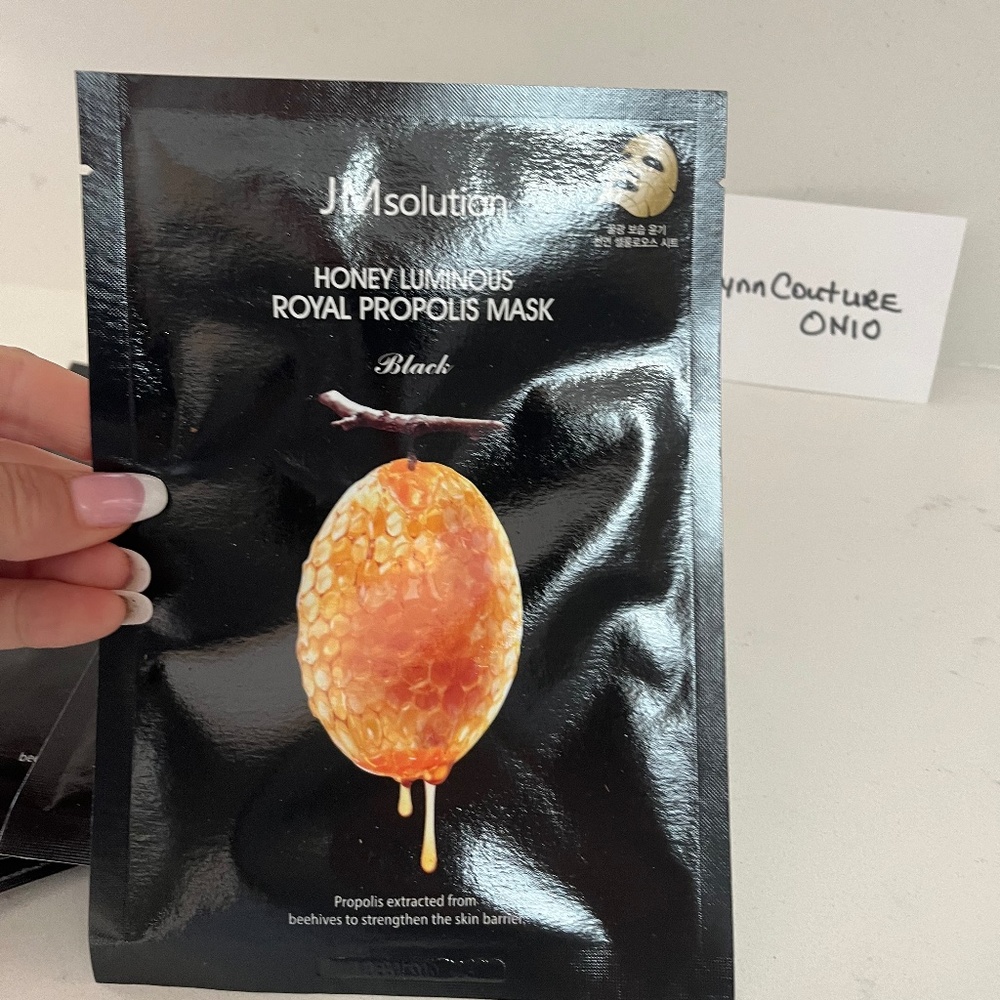 JM Solution Honey Luminous Royal Propolis Mask  Sheet Face Mask 2pc set